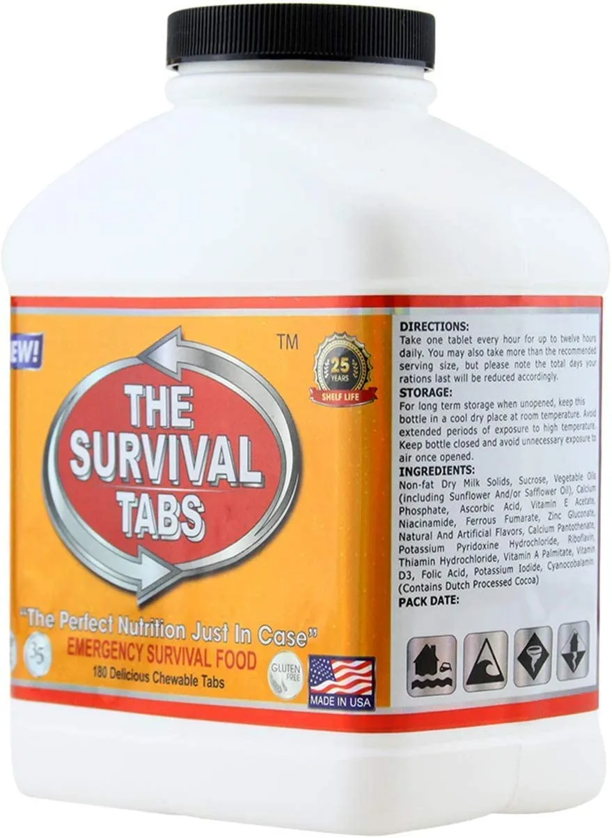 12-month survival storage food mix flavor 25year shelf life none GMO gluten-free