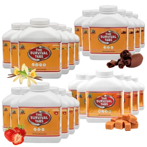 12-month survival storage food mix flavor 25year shelf life none GMO gluten-free