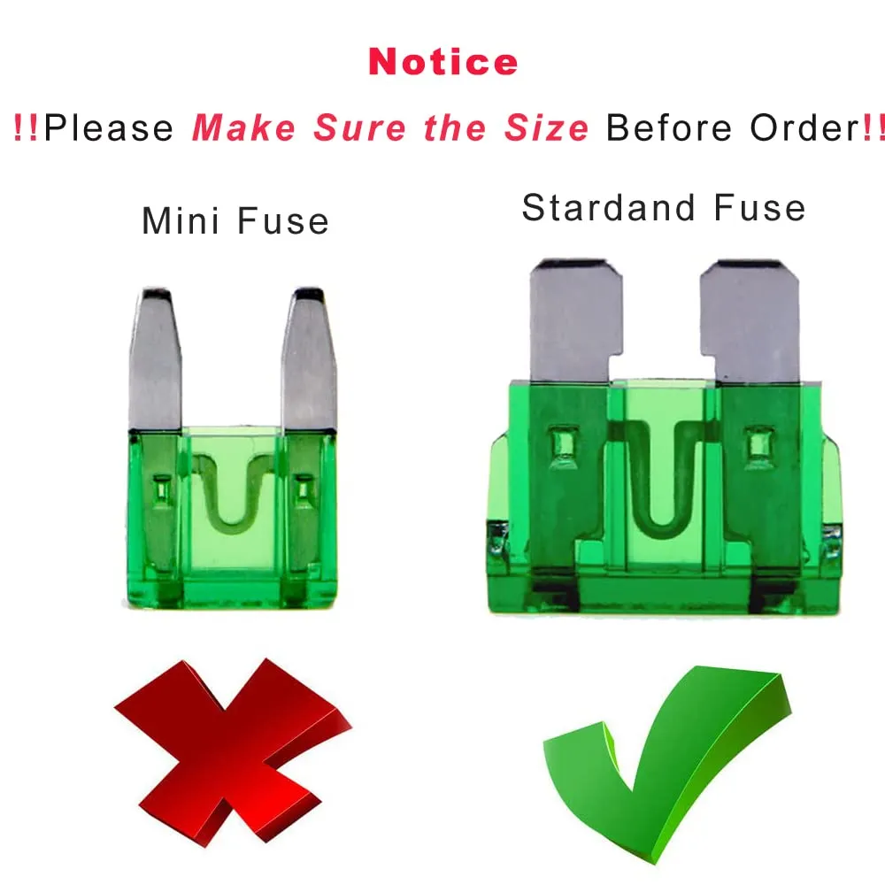 (20 pcs) 15 Amp Standard Blade Fuse, 15 A Automotive Fuse for Car Truck