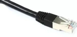 30M Outdoor Cat6A Shielded Patch Lead | Black