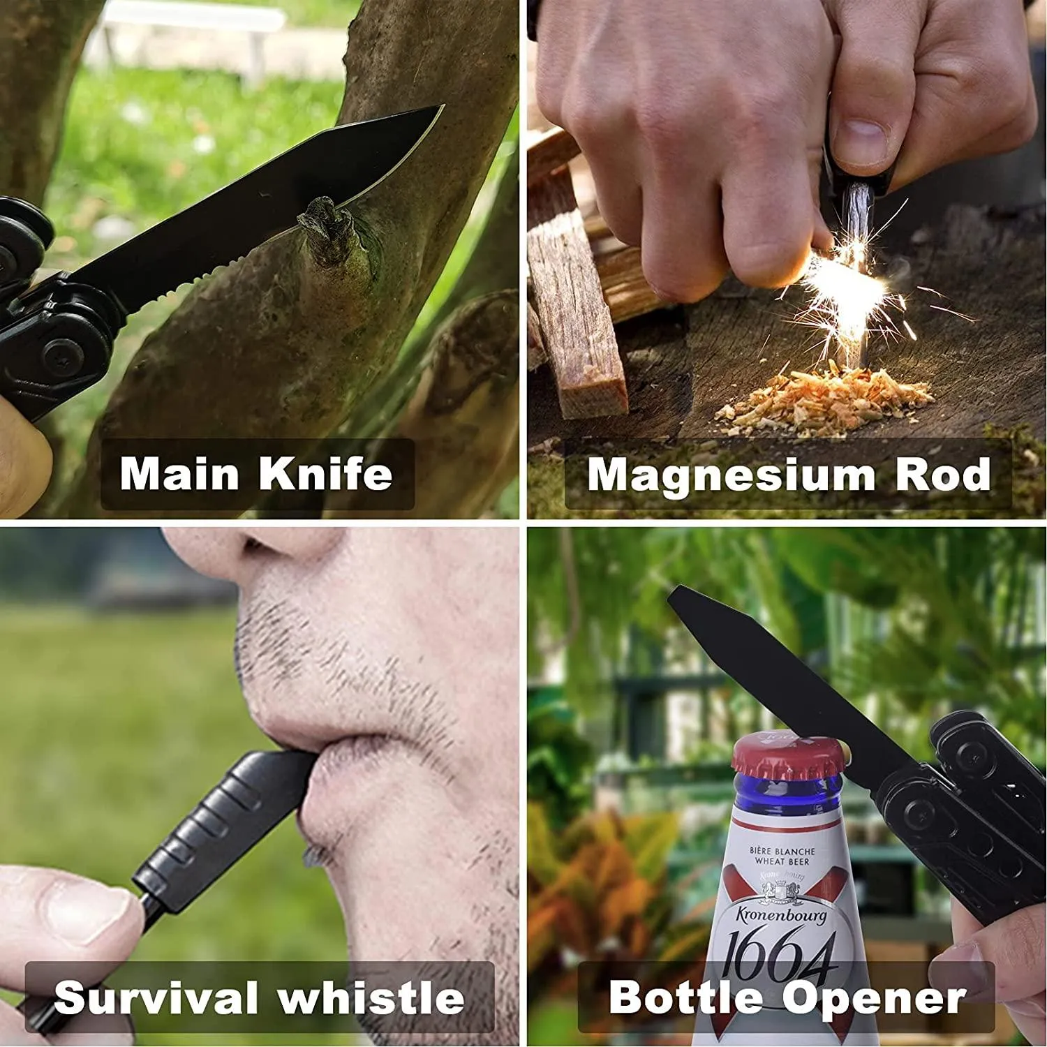 All in One Survival Tools Hammer Multitool,Gift Ideas for Men Father Him