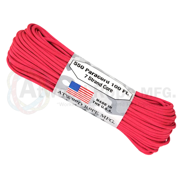 Atwood 550 Paracord - Solids 100 ft