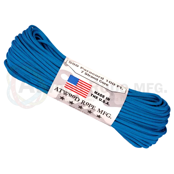 Atwood 550 Paracord - Solids 100 ft