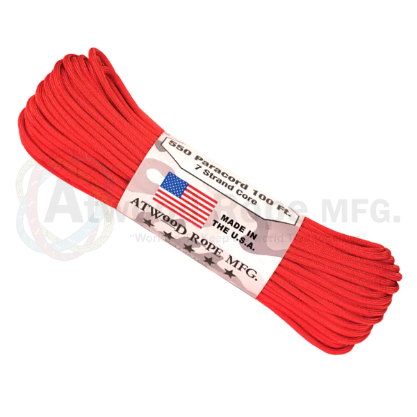 Atwood 550 Paracord - Solids 100 ft