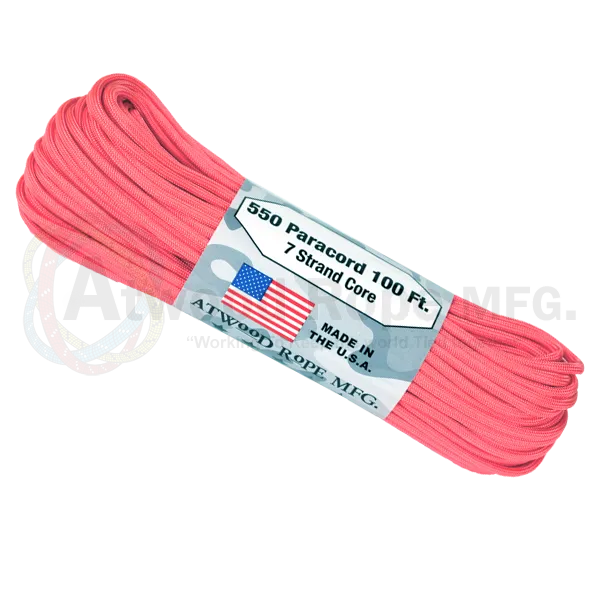 Atwood 550 Paracord - Solids 100 ft