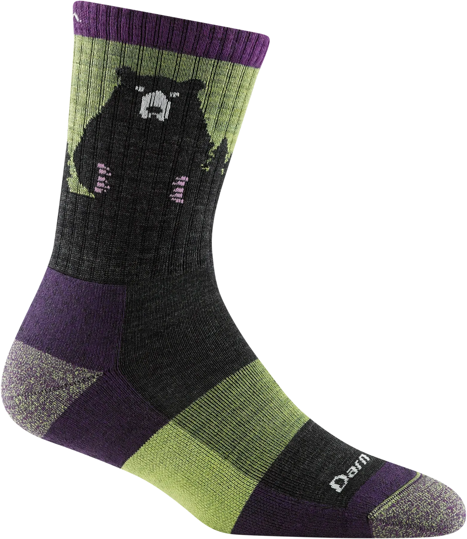 Bear Town Micro Crew Lightweight Hiking Sock (Women's) - D1970W