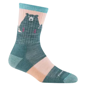 Bear Town Micro Crew Lightweight Hiking Sock (Women's) - D1970W