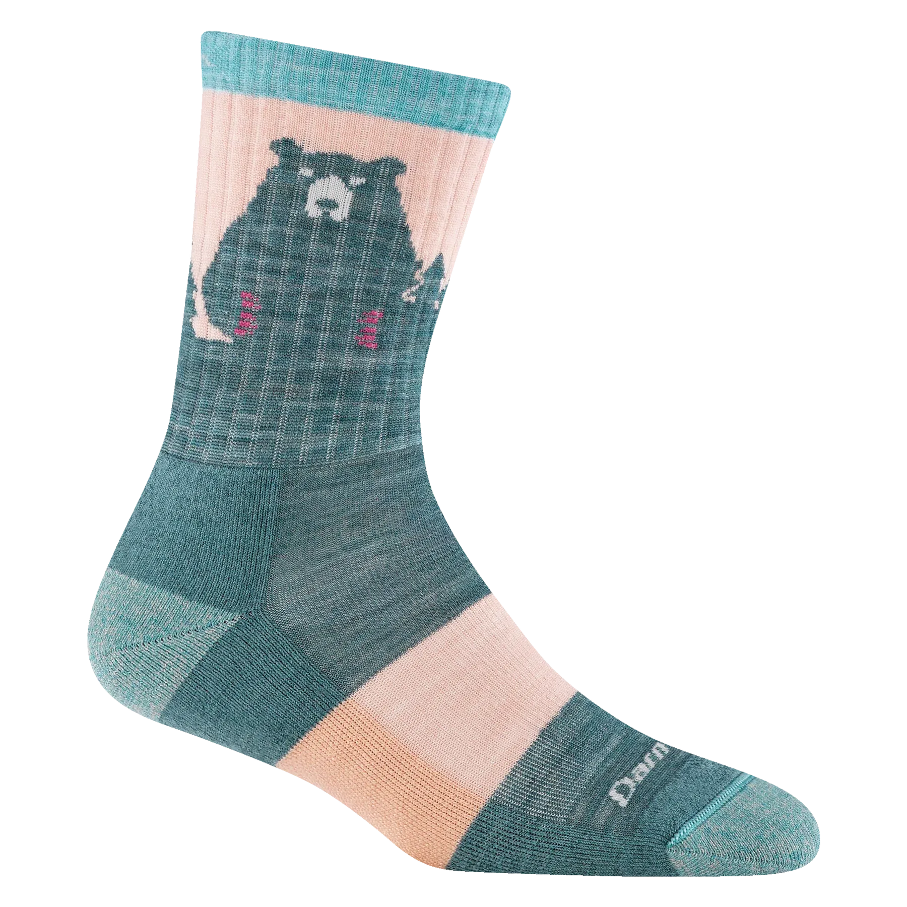 Bear Town Micro Crew Lightweight Hiking Sock (Women's) - D1970W