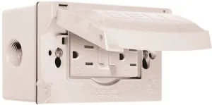 Box-flip Cover 1g Wp Gfci Wht