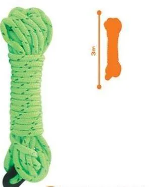 Camping Guy Tent Ropes Luminous - 4 PACK - Glow In The Dark