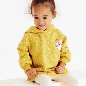 Cartoon Design Hoodies and Soft Pants Warm Outfits for Kids