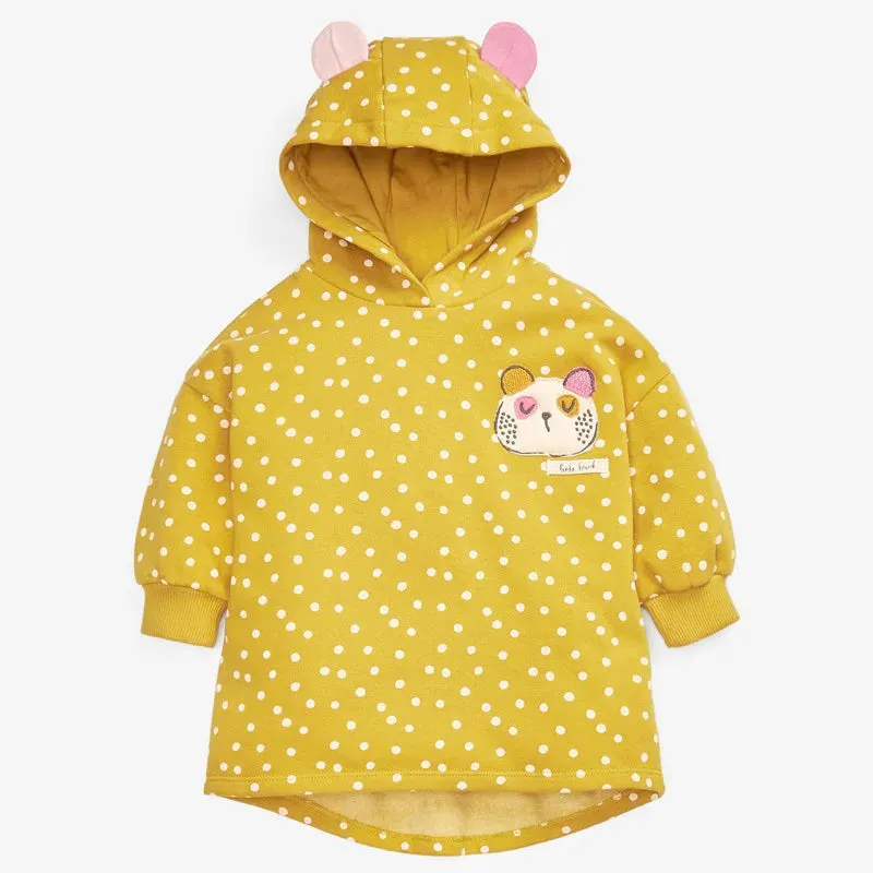Cartoon Design Hoodies and Soft Pants Warm Outfits for Kids