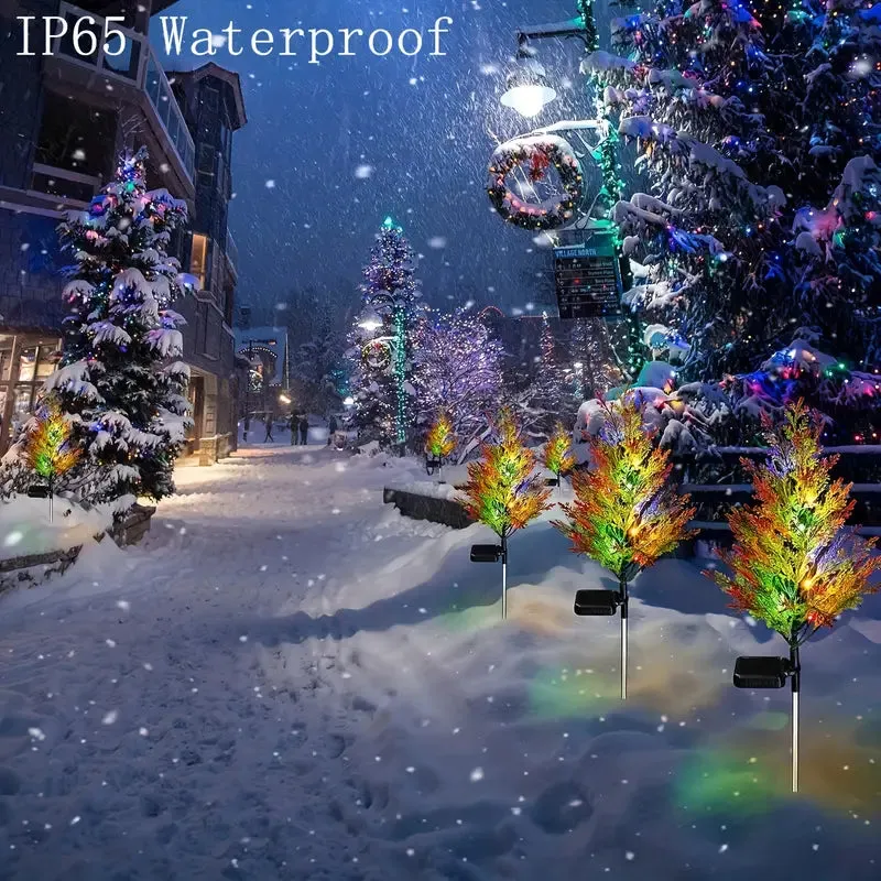 Christmas Solar Lawn Lamp, Garden Solar Light Tree