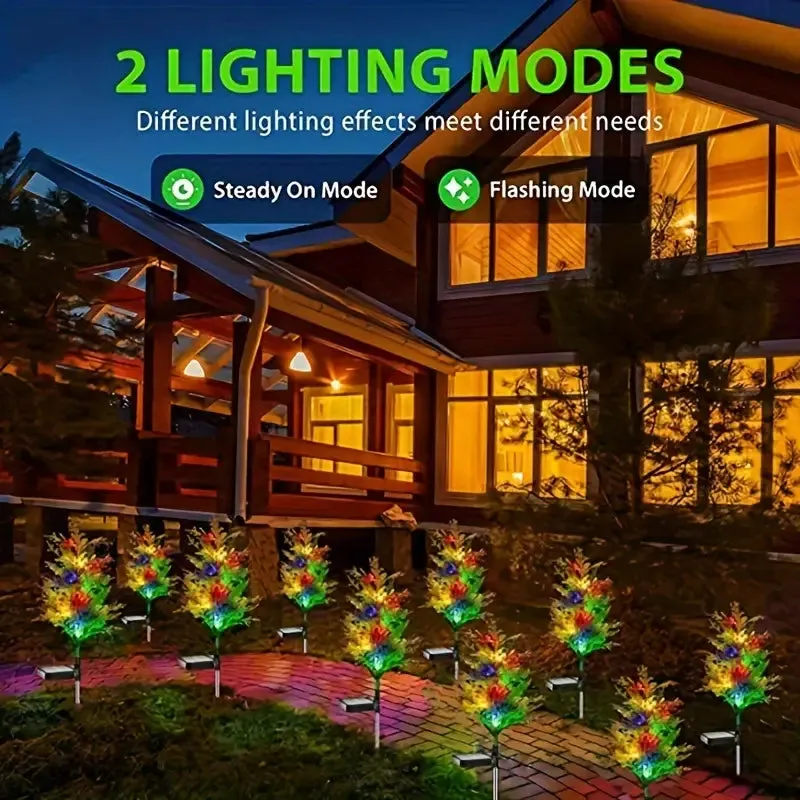 Christmas Solar Lawn Lamp, Garden Solar Light Tree