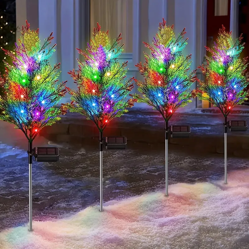 Christmas Solar Lawn Lamp, Garden Solar Light Tree