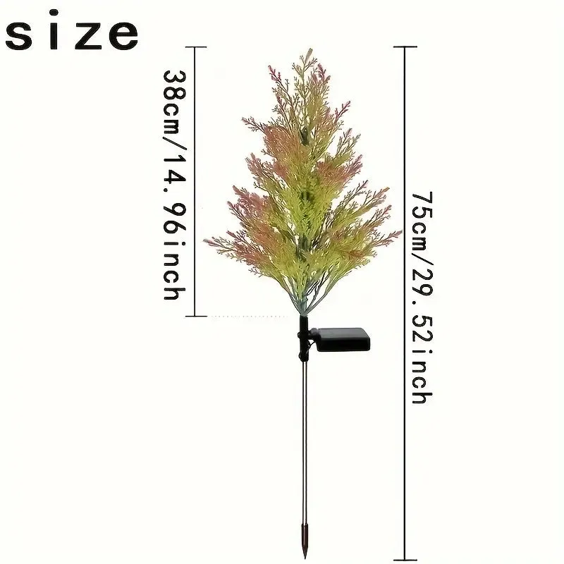 Christmas Solar Lawn Lamp, Garden Solar Light Tree