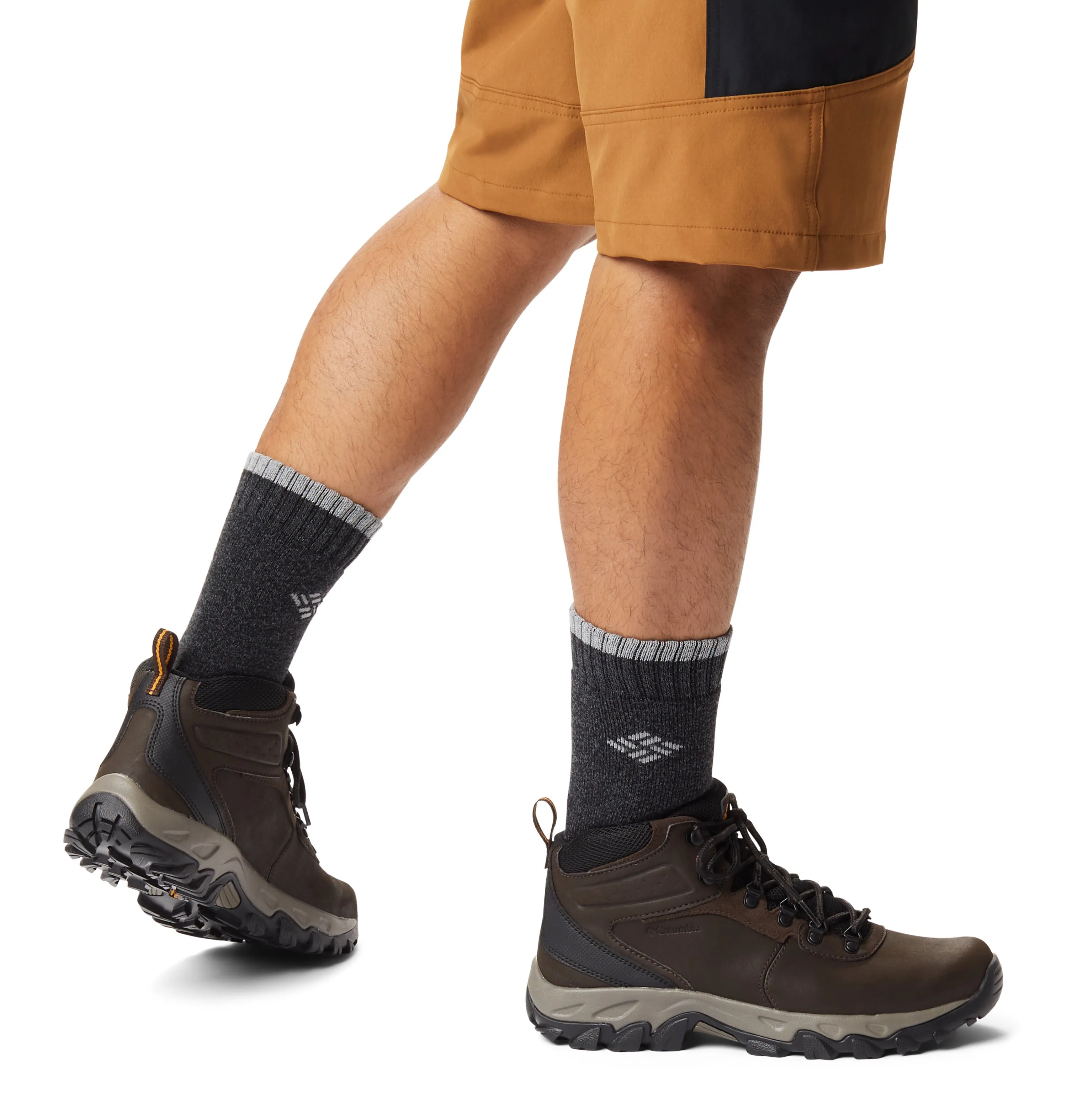Columbia Men's Newton Ridge Plus II Waterproof Trail Boots (Cordovan/Squash)