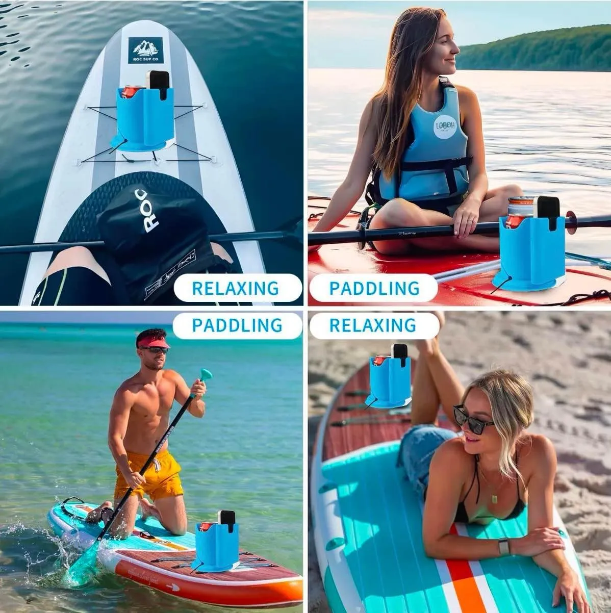 Cup Paddle Board,Stand Up Paddle Board Accessories SUP Kayak Holder for Drink (3)