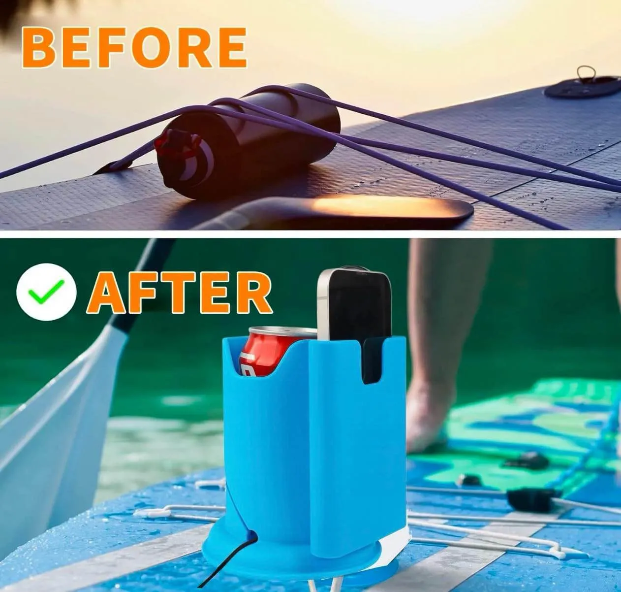 Cup Paddle Board,Stand Up Paddle Board Accessories SUP Kayak Holder for Drink (3)