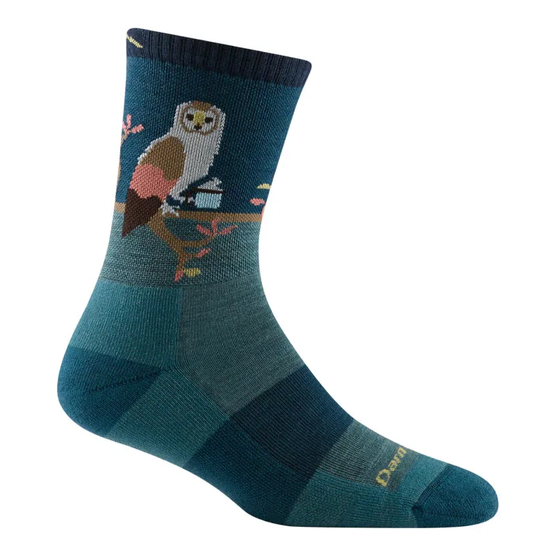 Darn Tough Women's Critter Club Micro Crew Lightweight with Cushion Sock