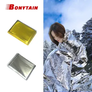 Emergency Blanket Outdoor Survival Windproof  Waterproof Foil Thermal Blanket for Camping