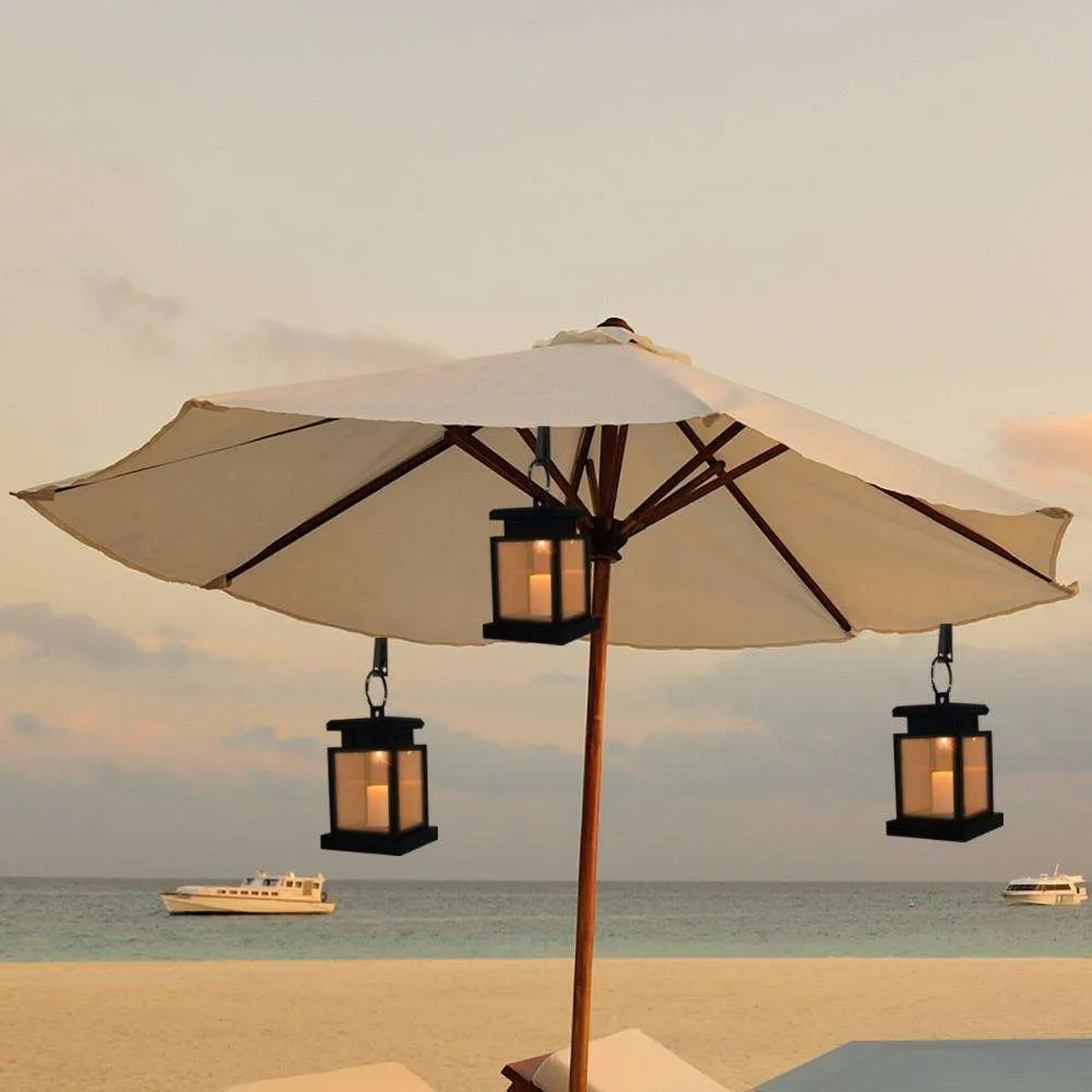 Flameless Solar Hanging Lantern (Waterproof)