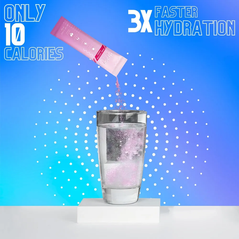 HydroMate Electrolytes Cotton Candy Powder 16 Sticks
