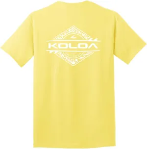 Koloa Surf Diamond Thruster Surfboards Logo Cotton T-Shirts in Reg, Big and Tall