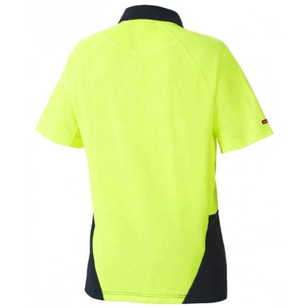 Koolgear Hi Vis 2 Tone Vented Polo
