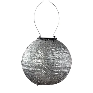 Lantern Round 20cm - Silver Topaz
