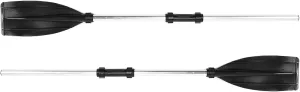 Lightweight sturdy Aluminum Alloy Detachable Paddles for Boat Kayak Raft Canoe, Dual End Portable Oars with Canoe Paddles