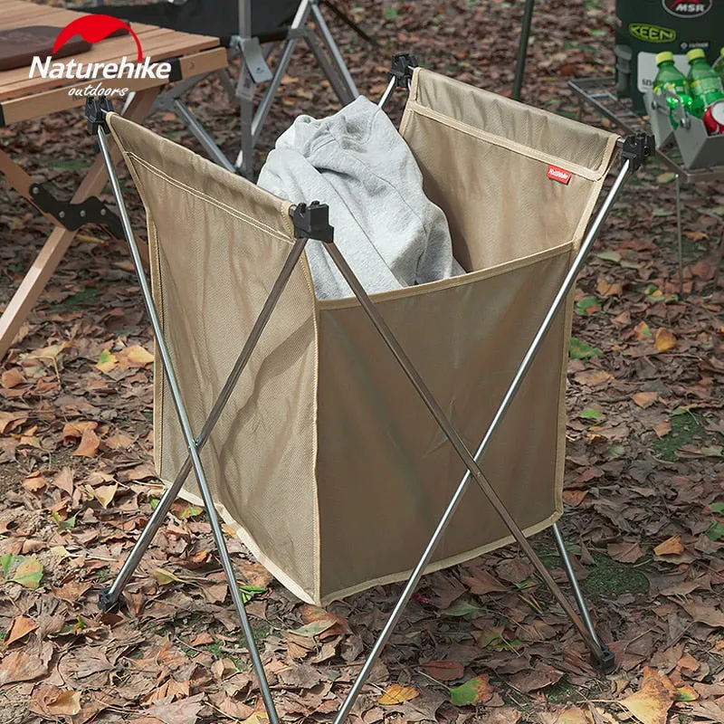 Naturehike Camping Foldable Table With Storage Box 1.2kg Stitchable Desktop 2-in-1 Table 40L Box Portable Aluminum Alloy Support