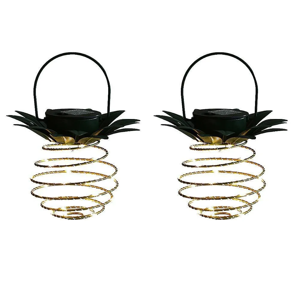 Outdoor Waterproof Garden Pineapple Solar Lights