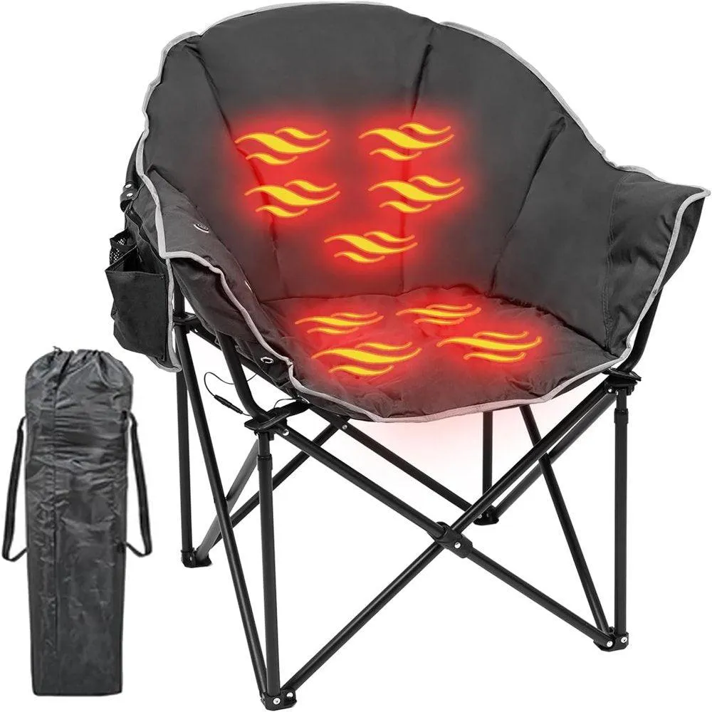 Oversized Heated Camping Chair.