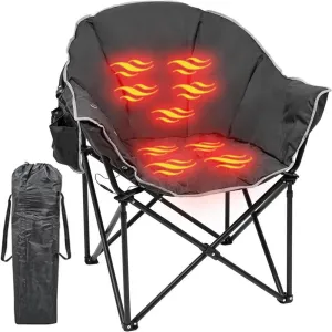 Oversized Heated Camping Chair.