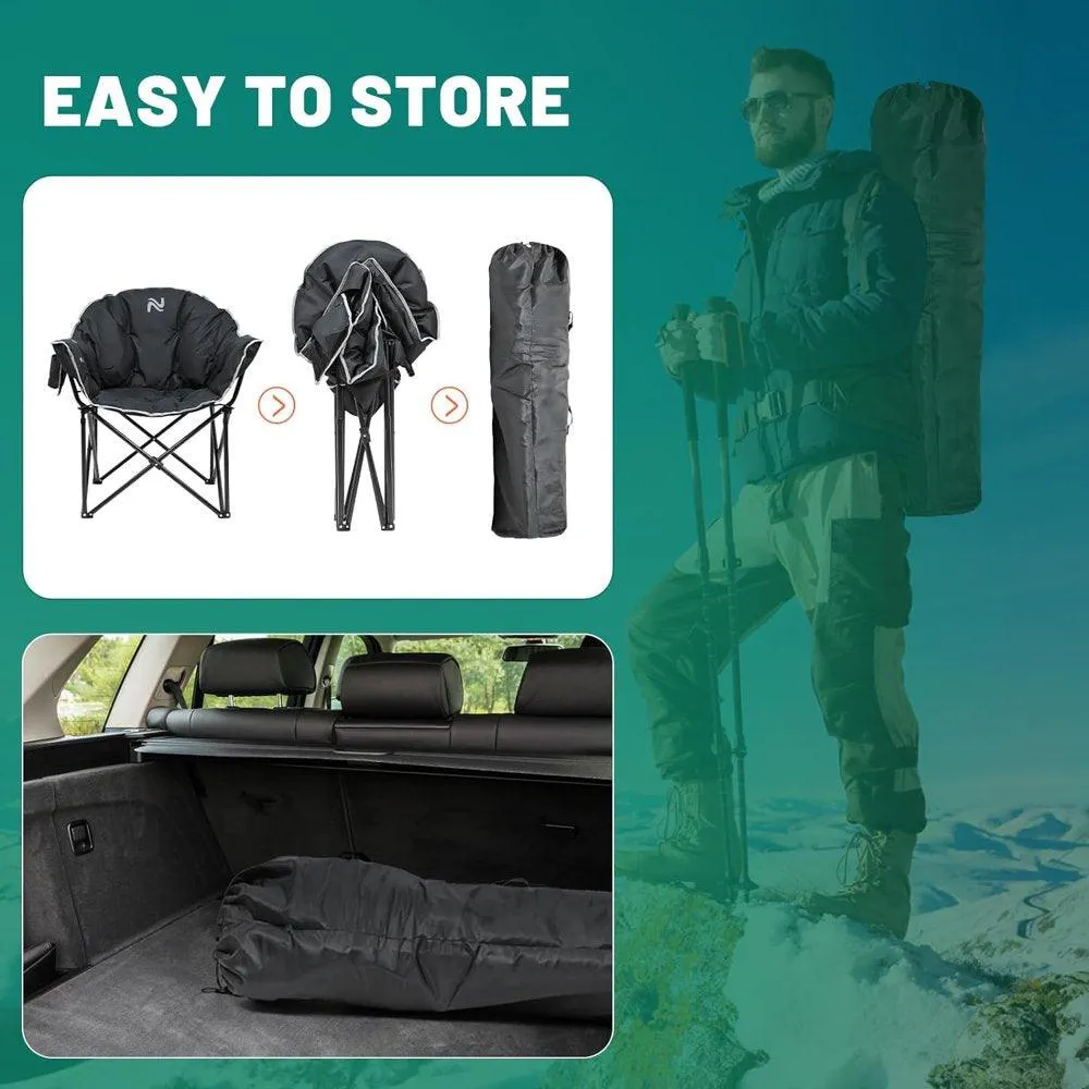 Oversized Heated Camping Chair.