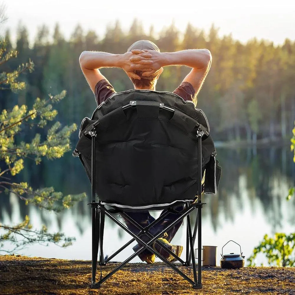 Oversized Heated Camping Chair.