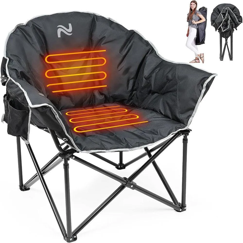 Oversized Heated Camping Chair.