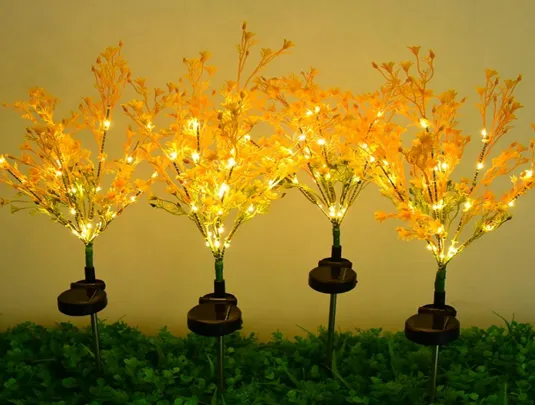 Pack of 2 | Solar rapeseed lantern (Random Colors)