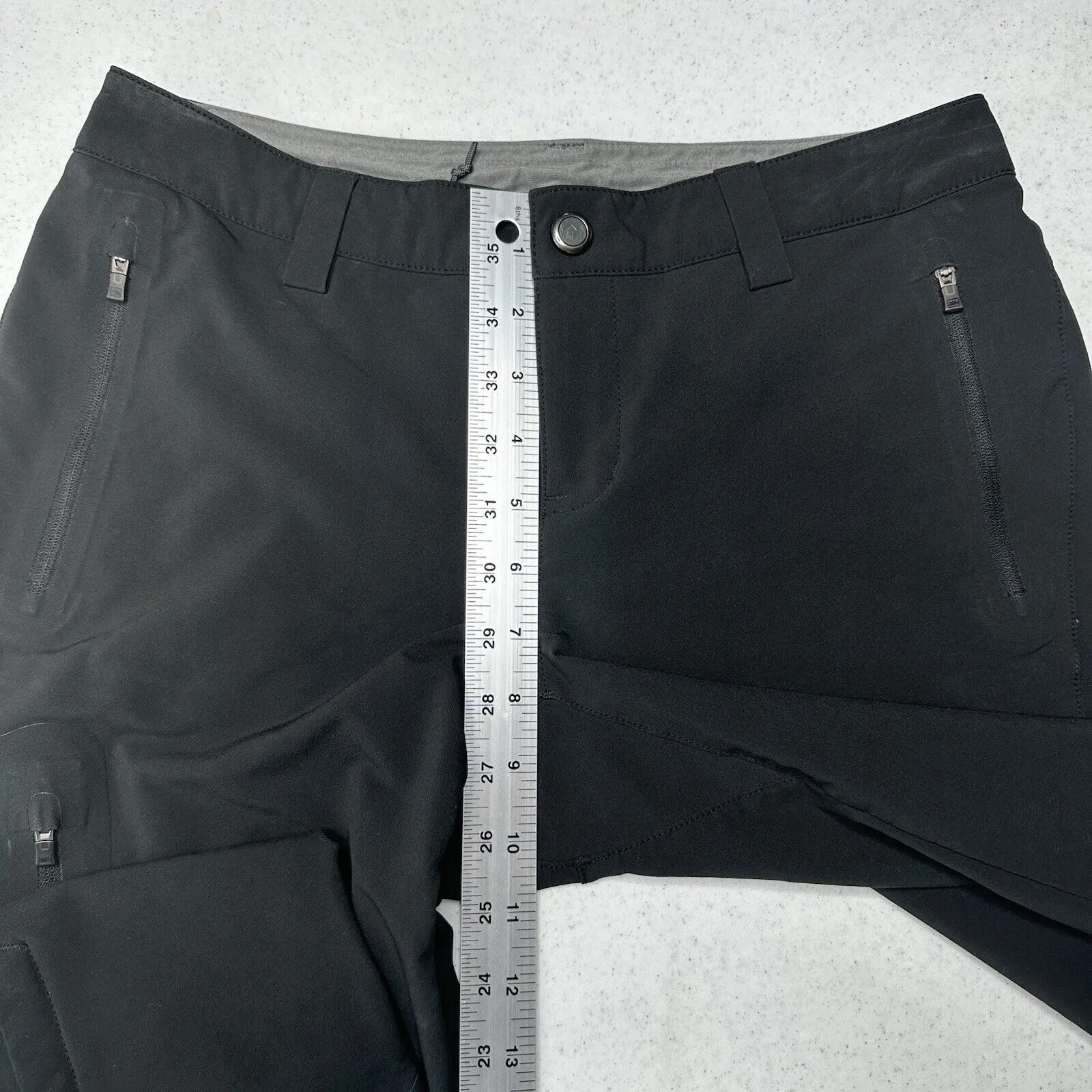 REI Co Op Pants Womens 2 Endeavor Black Hiking Gorpcore Trail Outdoor Zip Hem