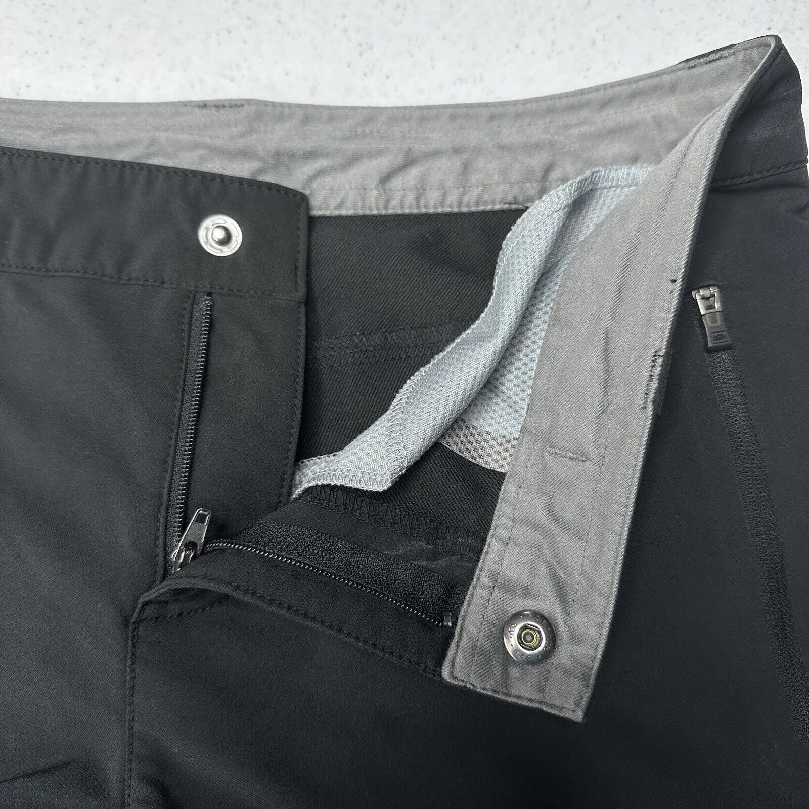 REI Co Op Pants Womens 2 Endeavor Black Hiking Gorpcore Trail Outdoor Zip Hem