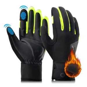 ROCKBROS Winter Gloves Thermal Cycling Gloves Non-slip Touch Screen Gloves