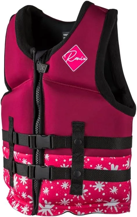 Ronix Laguna Girl's CGA Life Vest, Plum, Youth (50-90lbs)