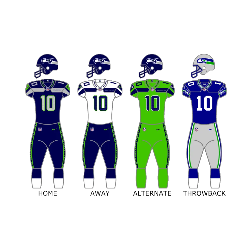 Seattle Seahawks Rainproof Decals 🌧️ | 12th Man Stickers for Cars, Coffee Gear & 206 Loyalty