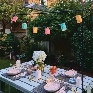 Solar Paper Lantern String Lights