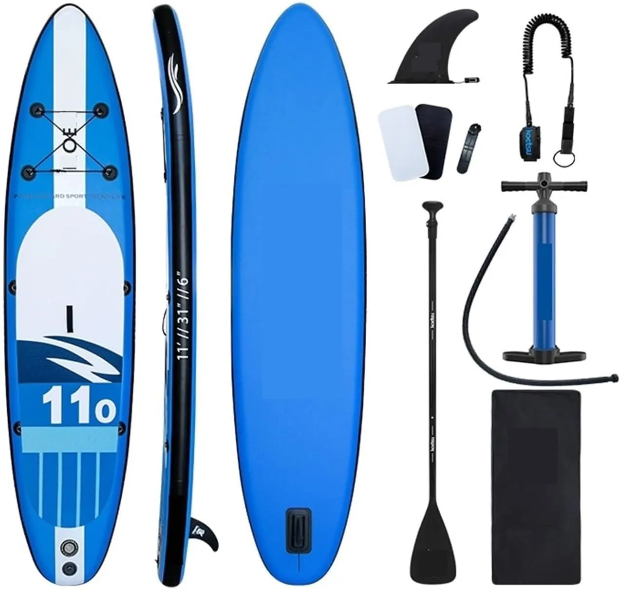 Surfboard Inflatable Paddle Board White Water Touring Racing Paddleboard Sea Surfing Sub Surfboard Professional Paddling Outdoor Recreation