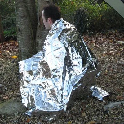 Survival: Emergency Foil Blanket. New. Silver.