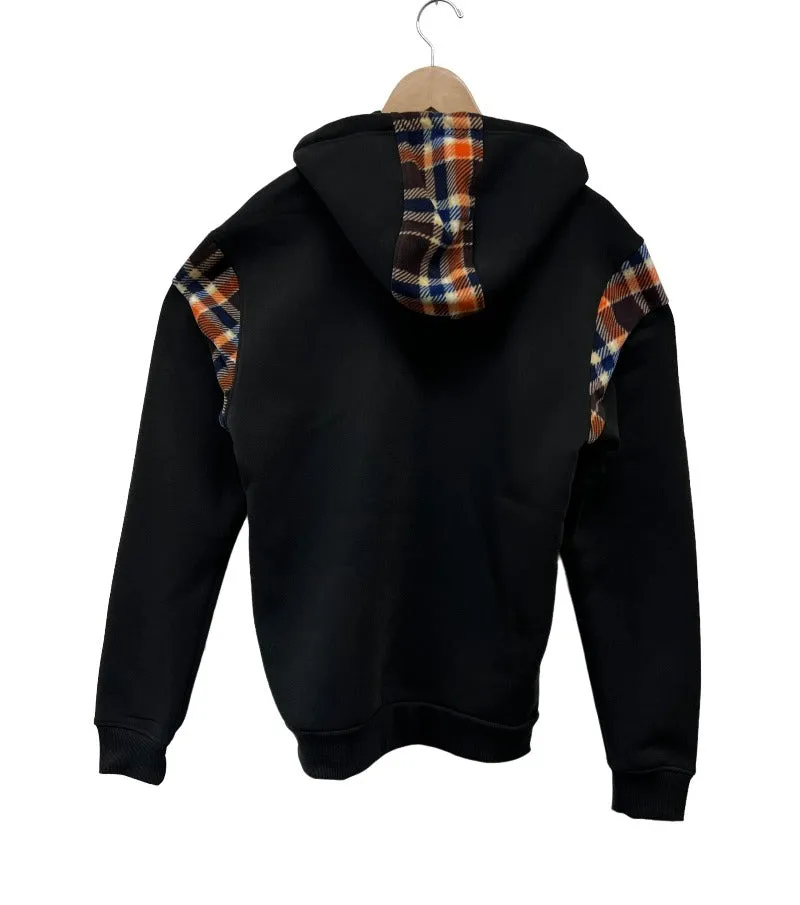 Switch Remarkable Black Hoodies with pockets Regular-Fit