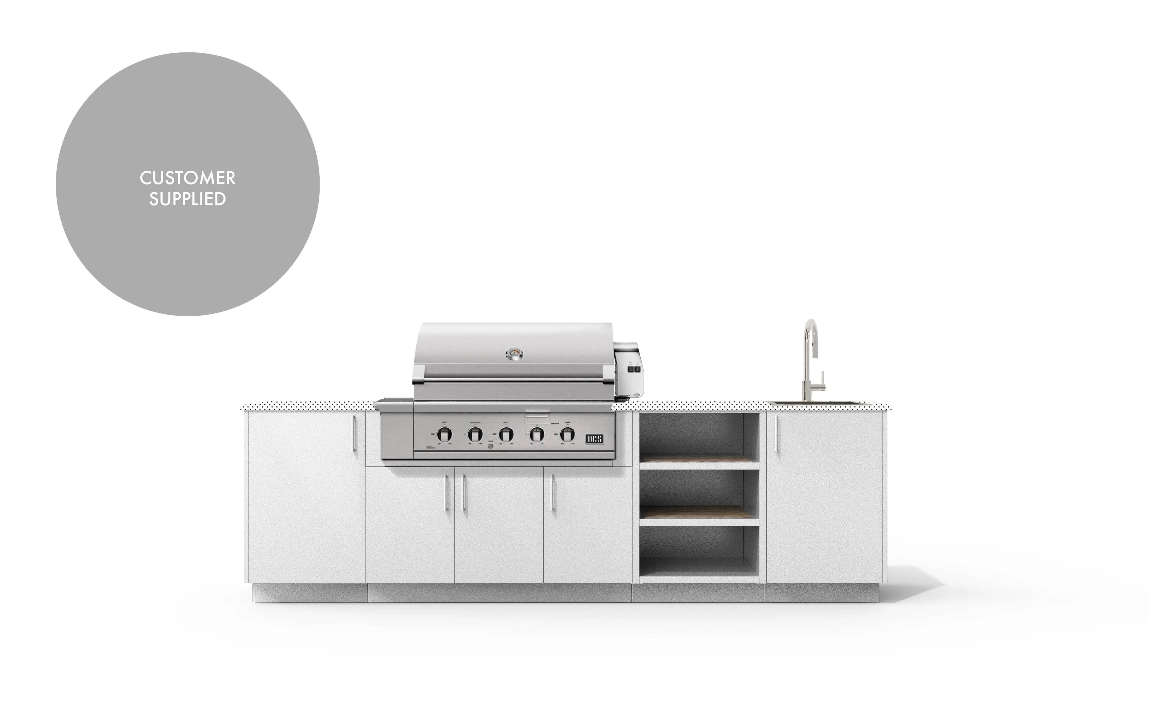Urban Bonfire Mist 42 Outdoor Kitchen