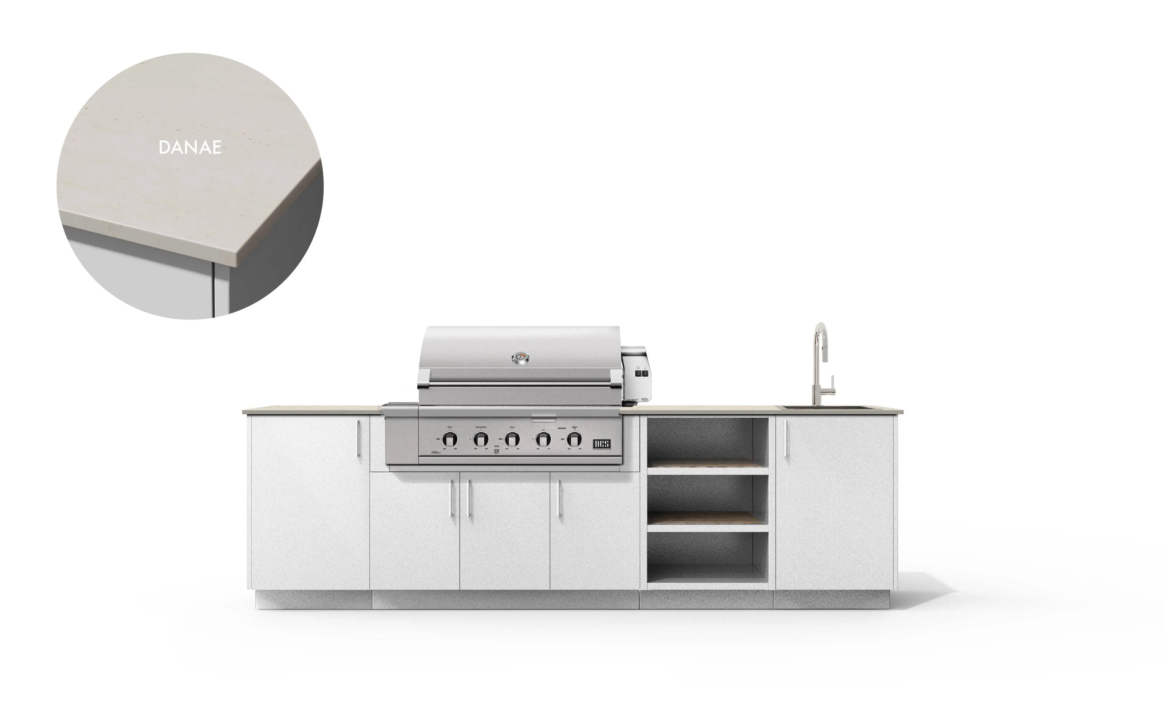 Urban Bonfire Mist 42 Outdoor Kitchen